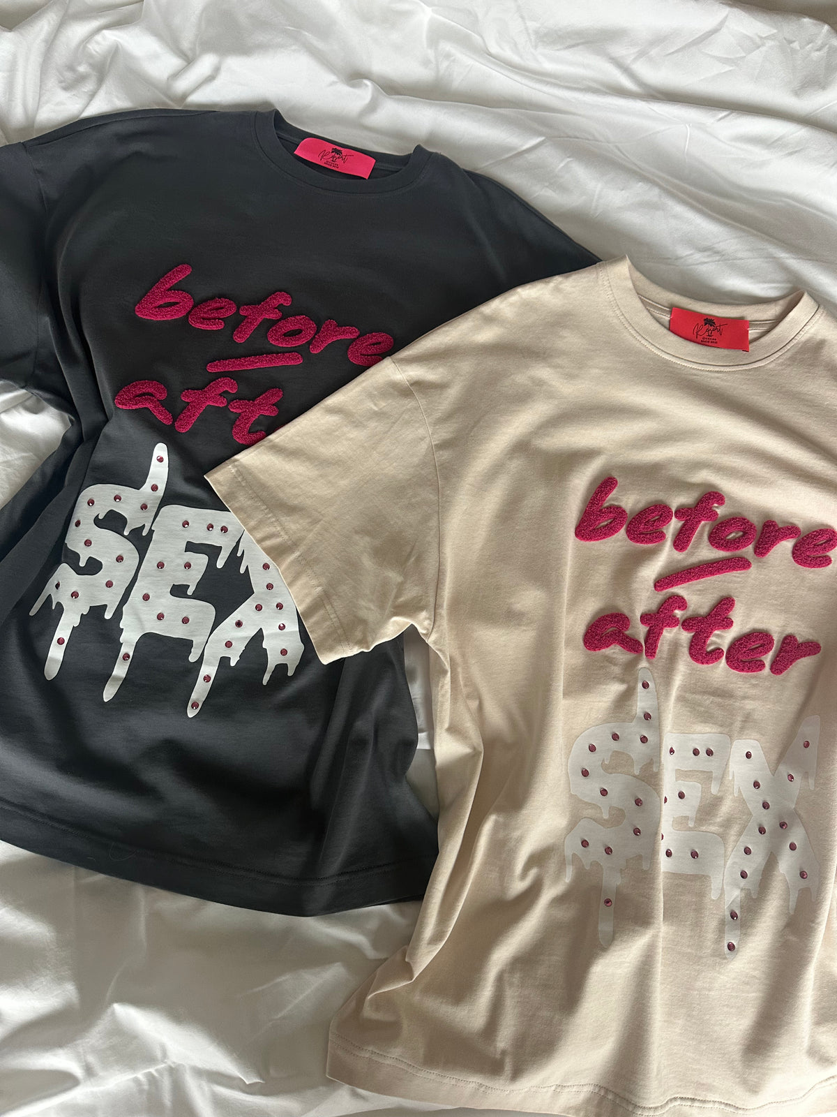 T-SHIRT before/after GRAY