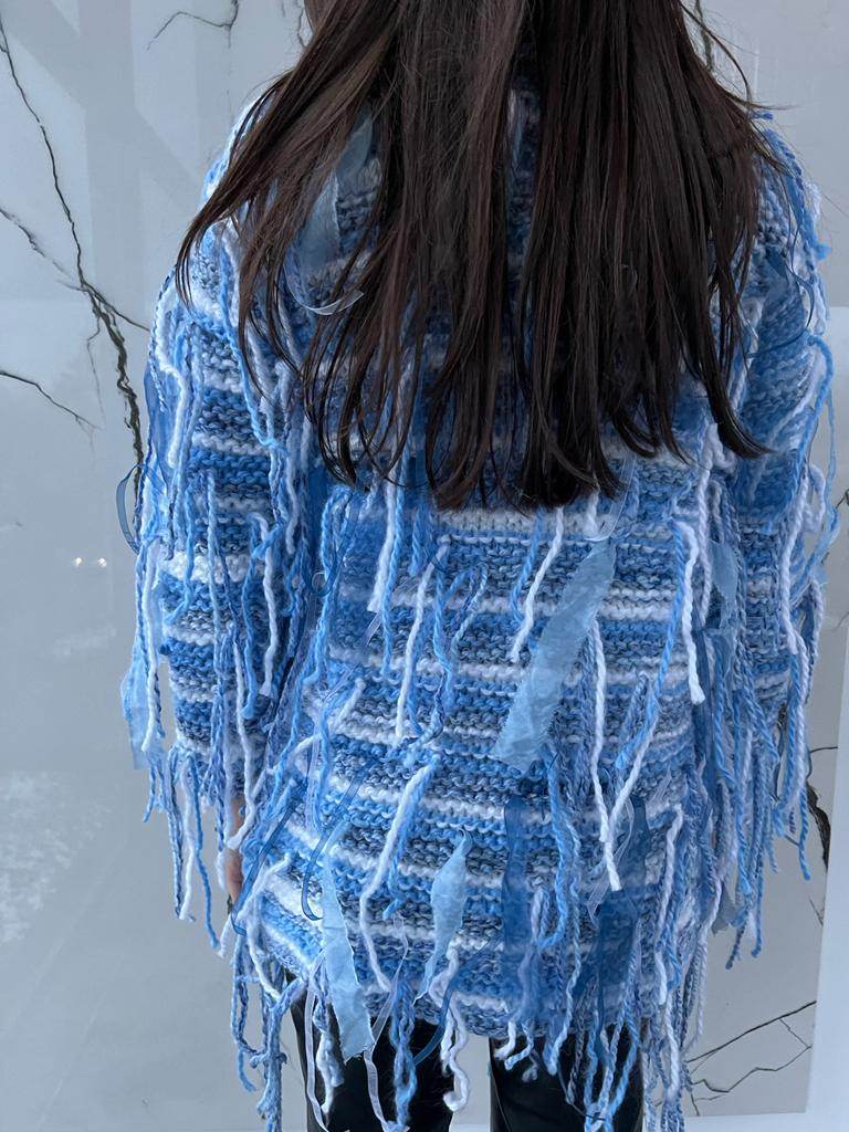 Handmade BLUE MOUNTAIN sweater